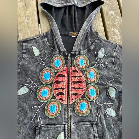 Rising International Long Embroidered Boho Jacket - Picture 5 of 14